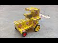 How To Make Matchbox Farming Tractor Diy Mini Tractor Amazing Matchbox Tractor Trolley