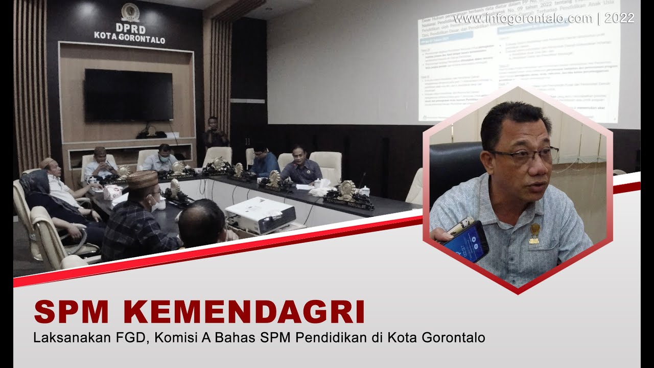 Laksanakan FGD, Komisi A Bahas SPM Pendidikan di Kota Gorontalo   