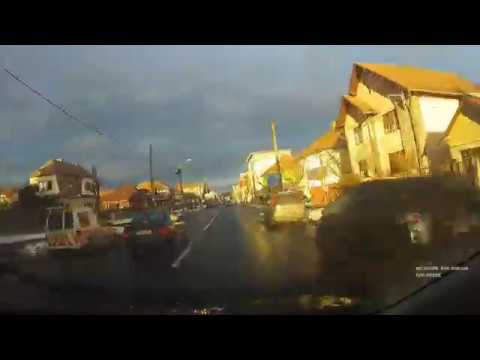 From Paltinis to Sibiu mountain road in winter