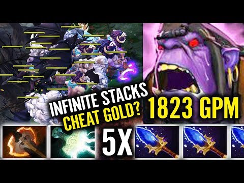 NETWORTH TO THE MOON - Waga With 5 Aghanim Buff - Full Slot item dota 2