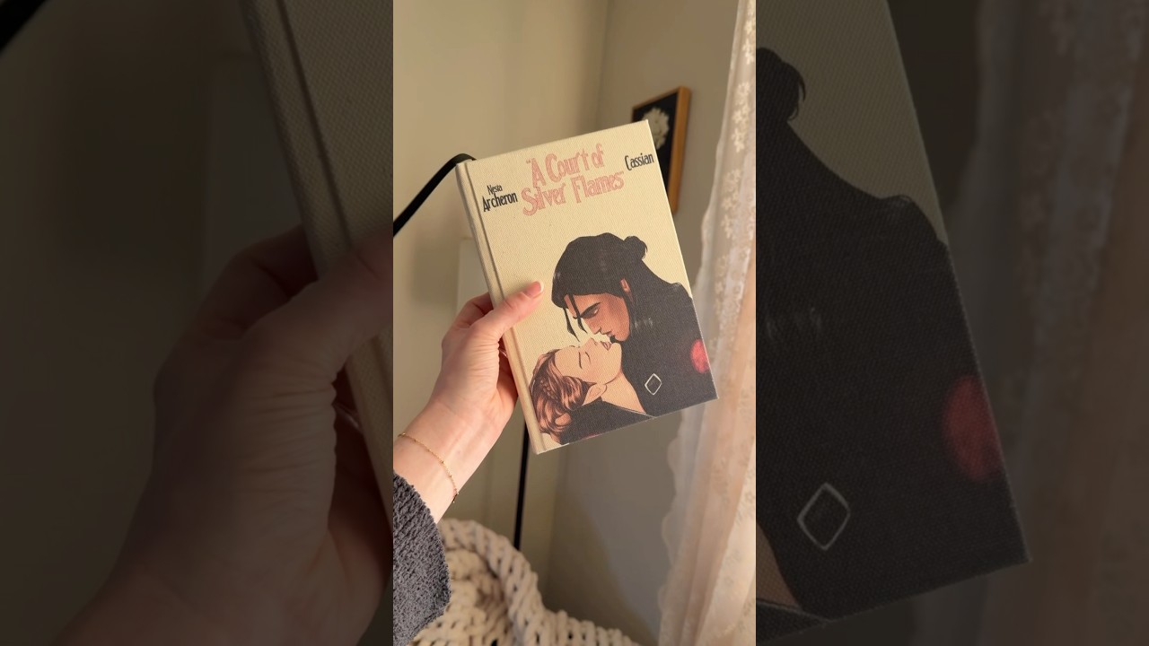 Putting art on art is my favorite pastime 🪄 ft. bookishkoda’s art as the cover! #bookbinding #ACOSF