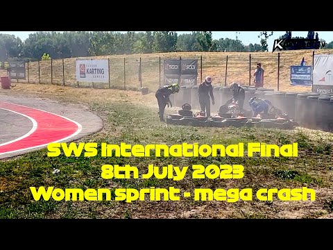 SWS International Final mega crash sprint women 8th July 2023 Slovakia Ring
