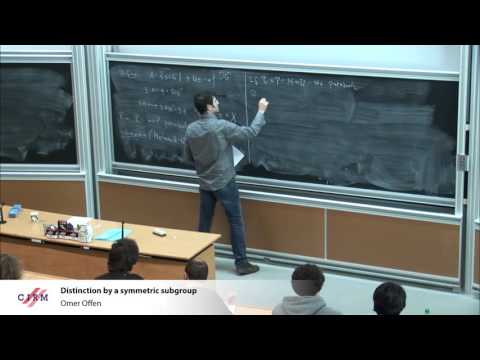 Omer Offen : Distinction by a symmetric subgroup