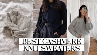 BEST CASHMERE KNIT SWEATERS [Best Basics - Minimalist Classic Style]