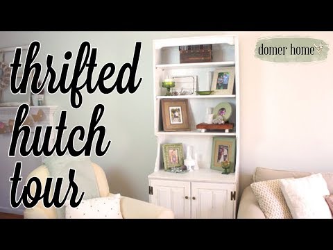 THRIFTED HUTCH TOUR | THRIFTY FINDS | HOME DECOR THRIFT COLLAB