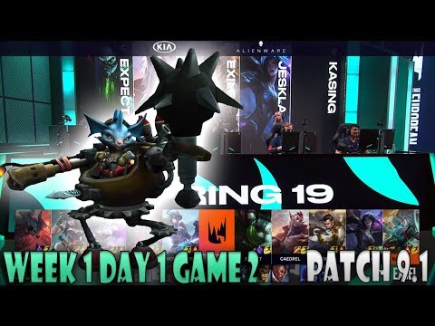 Splyce vs Excel Esports | Game 2 W1D1 EULCS 2019 Spring | SPY vs XL - Patch 9.1