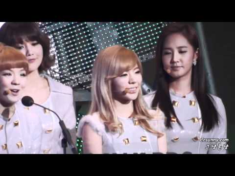 [Fancam] 101215 Sunny SNSD - won top 10 awards