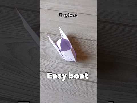 SIMPLE AND EASY PAPER BOAT ORIGAMI FOR BEGINNERS|HOW TO MAKE PAPER BOAT STEP BY STEP FOLDING