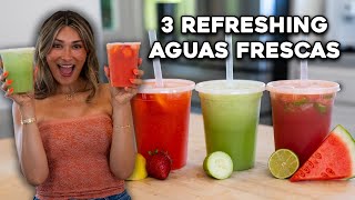 Traditional Mexican Aguas Frescas with a Light & Healthy Twist!