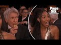 Harrison Ford Interrupts Shrinking Co Star S Speech By Eating Chip During SAG Awards 2025 Opening