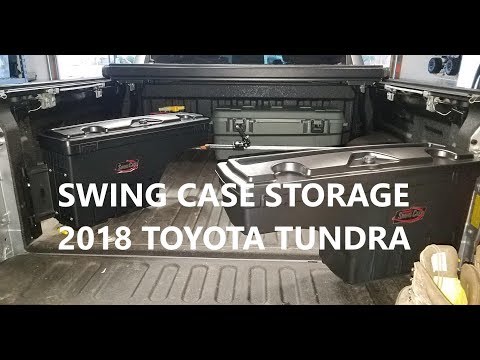 UnderCover SwingCase Truck Storage Box 2018 Tundra