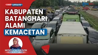 Kemacetan Parah di Kabupaten Batanghari hingga Sepanjang 13 Kilometer karena Adanya Perbaikan Jalan
