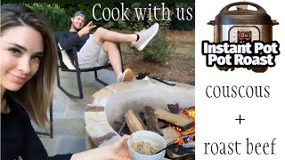How to Cook Pot Roast Beef and Couscous in new Instant Pot EASY recipe