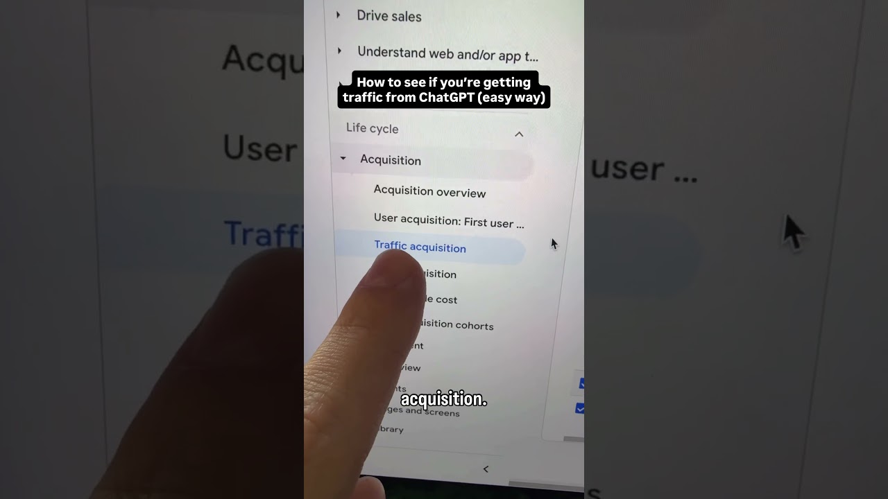 Set up ChatGPT tracking in GA4 (google analytics)