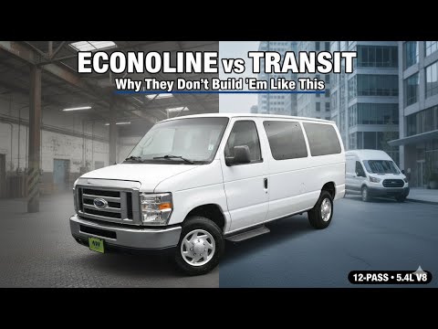 Thumbnail for 2014 Ford Econoline E-350 — Last of the Old-School Vans (vs Transit) by Ford Transit, SEAT, Isuzu, Car, Van