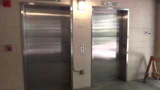 preview picture of video 'Lawrence, MA: Payne (Beckwith Mods) HIGHdraulic Elevators @ Museum Square Garage'
