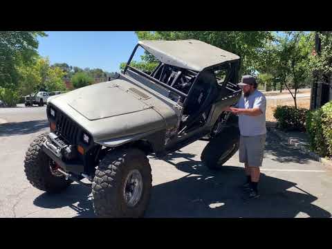 1 ton YJ on 14” 2.0 Fox Coilovers