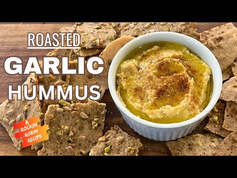 Delicious Roasted Garlic Hummus Recipe - And Announcing The Giveaway Winner!