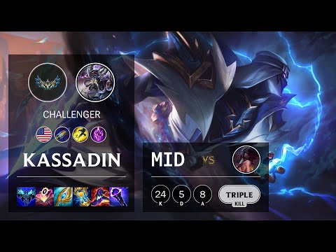 Kassadin Mid vs Akali - NA Challenger Patch 12.5