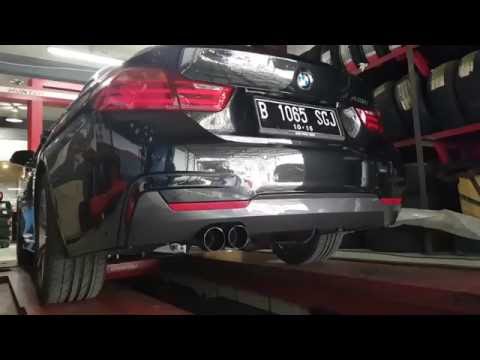 AWE Tuning BMW F30 328i/428i Touring Edition Exhaust with Resonated Performance Mid Pipe