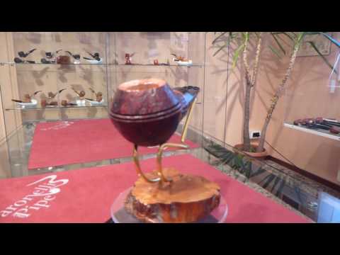 Brand new briar pipe PARONELLI calabash reverse system sandblast -  eBay item number: 401310440933