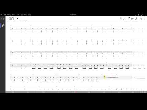 Tu ( Umberto Tozzi ) ,Tablatura e base Senza Basso - Backing bass track - NO BASS