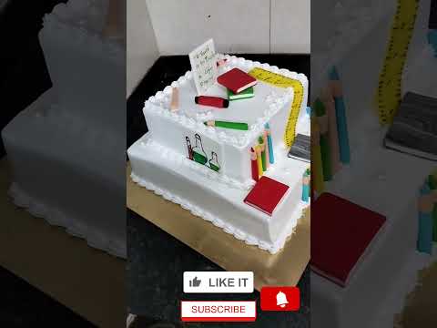 new school notebook 📓 and pen 🖊️ cake 🎂 ns nafis cf