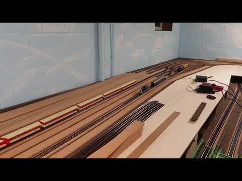 Die neue Roco Anlage Teil 32: Die linke Bahnhofseinfahrt entsteht, Teilfertigstellung