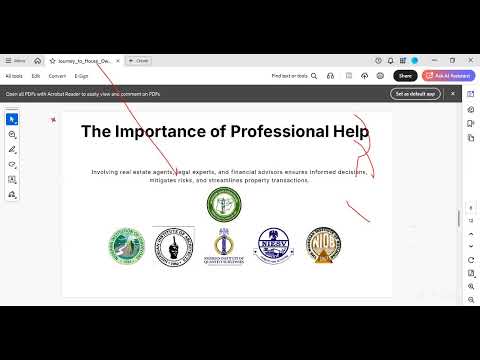 JOURNEYING TO HOUSE OWNERSHIP: THE PROFESSIONAL'S PATHWAY