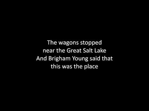 Utah Pioneers Lyrics