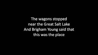 Utah Pioneers Lyrics
