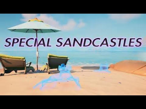 Build and Destroy Special Sandcastles, Week 10 Epic Quest. Fortnite Season 6 Chapter 2.