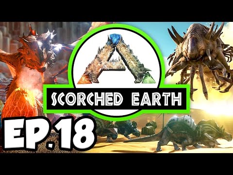 ARK: Scorched Earth Ep.18 - FINDING A WYVERN HIDEOUT!!! (Modded Let's Play Gameplay)