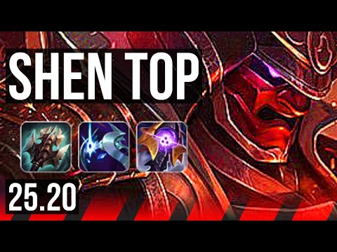 SHEN vs MALPHITE (TOP) | Rank 4 Shen, 16/3/14, 1700+ games, 36k DMG | NA Challenger | 25.20