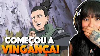 A VINGANÇA DO SHIKAMARU COMEÇOU! 😱 | React Naruto Shippuden EP. 81,82,83