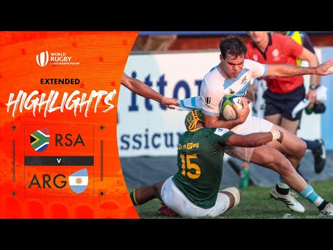 JUBILANT Junior Boks | South Africa v Argentina | World Rugby U20 Championship | Extended Highlights