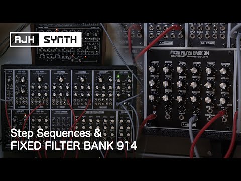 Step Sequencer & Fixed Filter Bank 914 - An alternative to a VCF for sculpting sequences