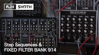 Video thumbnail for Step Sequencer & Fixed Filter Bank 914 - An alternative to a VCF for sculpting sequences by AJH Synth Official