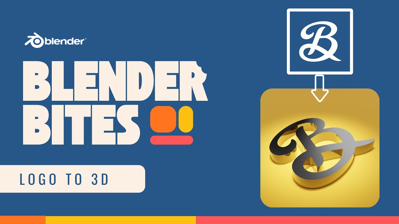 How to Turn a Logo into 3D in Blender (Beginner Tutorial)