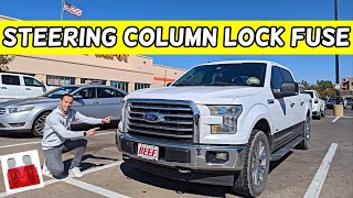 FORD F150 STEERING WHEEL COLUMN LOCK FUSE LOCATION REPLACEMENT F 150 STEERING WHEEL FUSE 2015- 2017