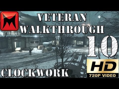 Call of Duty Ghosts Veteran Campaign Walkthrough Mission 10 "Clockwork" HD720p