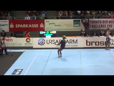 Leinonen (FIN) - FX - Turnier der Meister Cottbus 2013