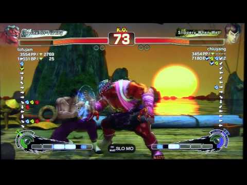 SSF4 AE tofujam (HAKAN) VS chiuyang (FEI LONG) JAPANESE RANKED MATCH 30
