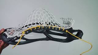 STX Stallion Omega Lacrosse Head Stringing Tutorial