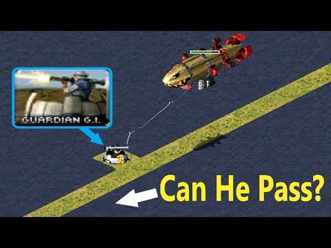 Can Kirov pass by Guardian Gi? - Red Alert 2
