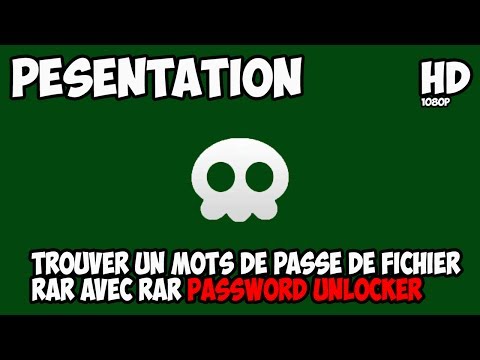 Présentation Logiciel "RAR Password Unlocker" [Tuto|Fr|HD]