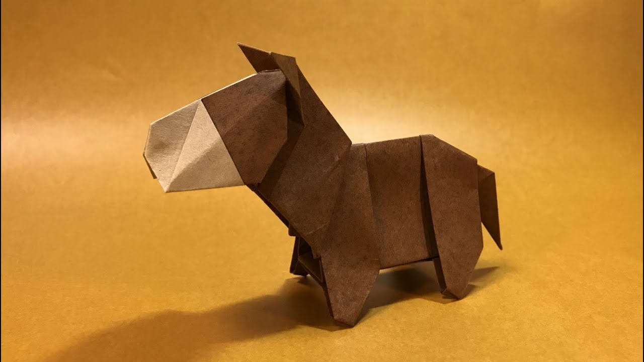 Origami Horse / Origami Pony / Mica's Paper Craft Channels