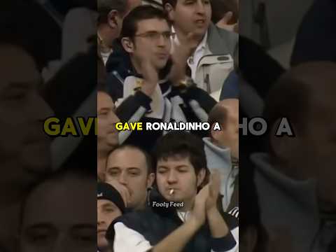 The day Real Madrid fans gave Ronaldinho a standing ovation #realmadrid #barcelona #ronaldinho