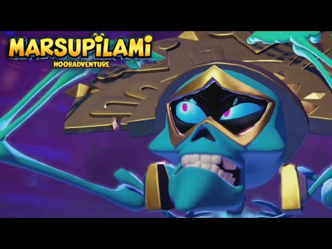 Marsupilami: Hoobadventure - All Bosses + Ending (All Hidden Feathers)