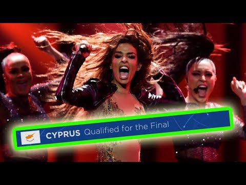 every time CYPRUS qualified for the eurovision final